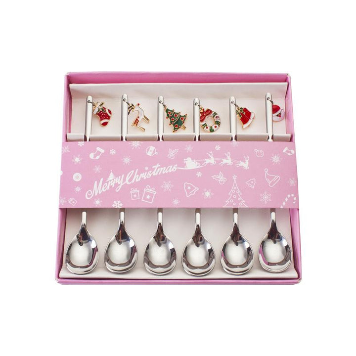 Christmas Decorations for Home - Christmas Metal Spoon Gift Set | Stornfield