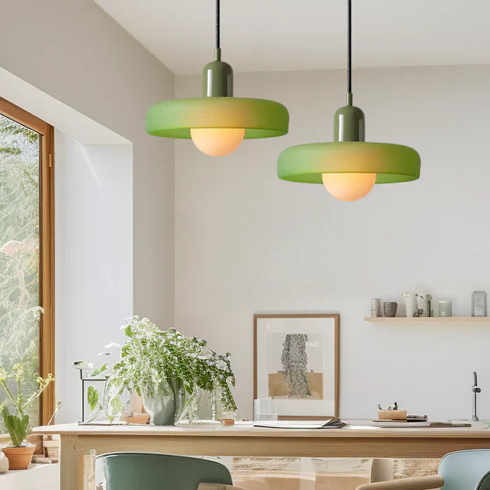 Bauhaus Colorful Glass Pendant Lamp - Modern Design Lamp for Living Room and Dining Room | Stornfield
