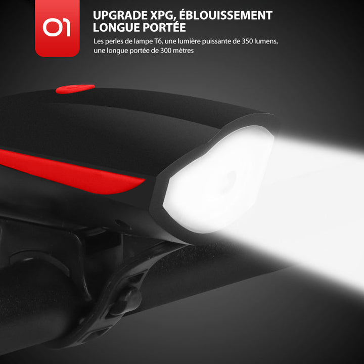 Rechargeable USB Mountain Bike Front Light | Stornfield
