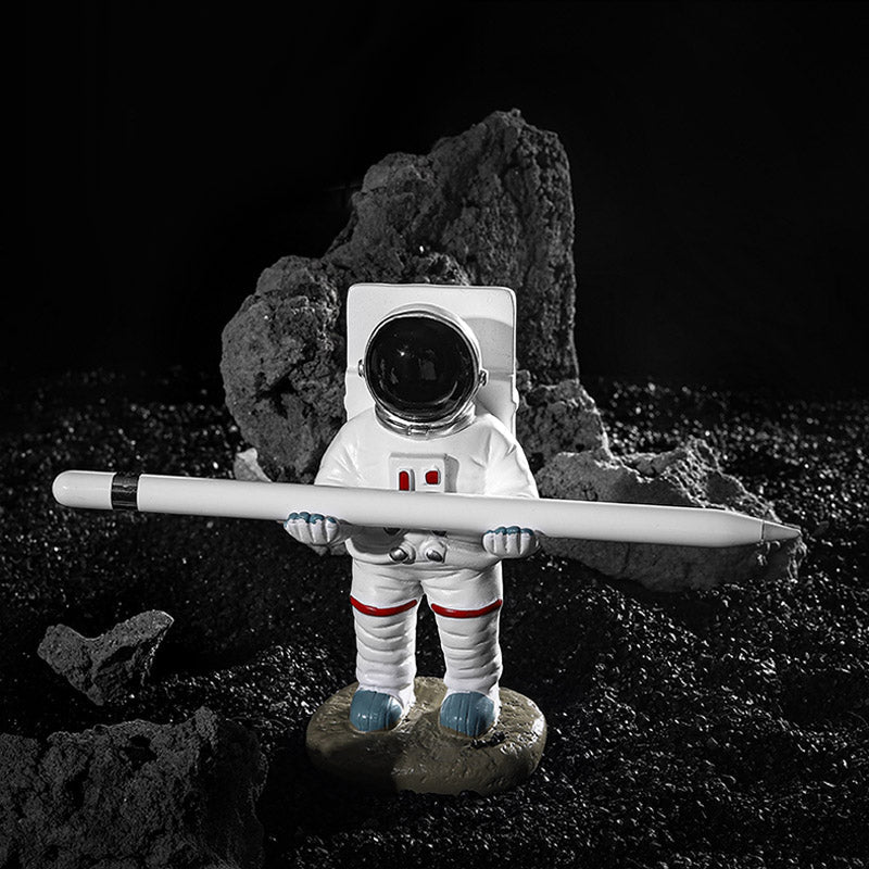 Support for Mobile Phone or Pen in Astronaut Decorations | Stornfield