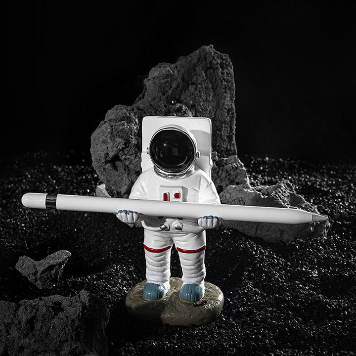 Support for Mobile Phone or Pen in Astronaut Decorations | Stornfield