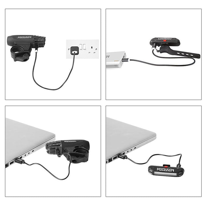 Stornfield | Rechargeable Bike Light Set