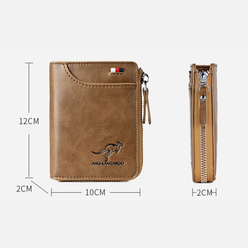 Stornfield | WalletPro – Men’s Genuine Leather RFID Anti-Theft Wallet