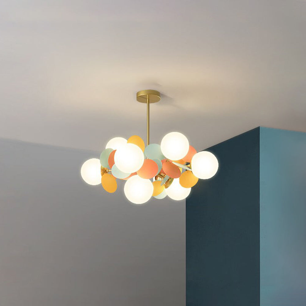 Stornfield | Floral Chandelier Living Room