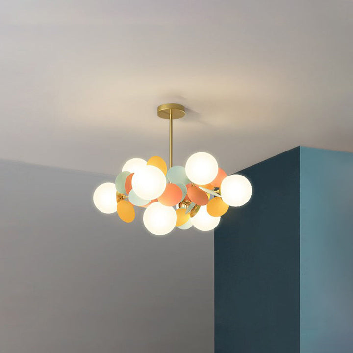Stornfield | Floral Chandelier Living Room