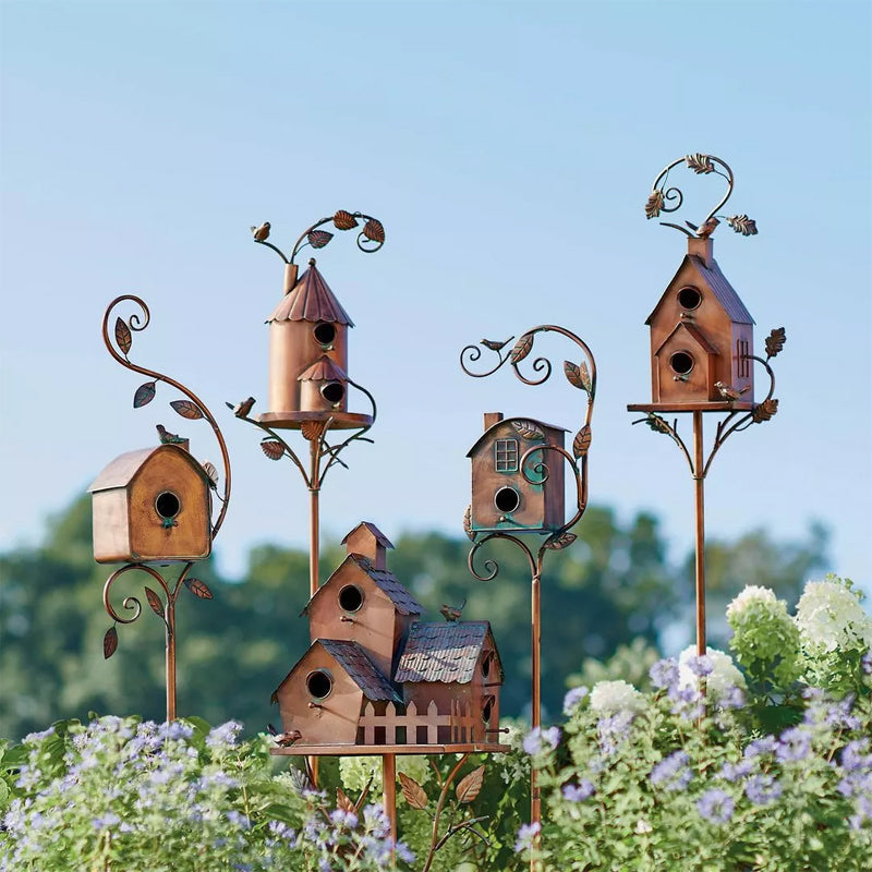 Stornfield | Birdhouse Garden Stakes