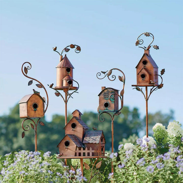 Stornfield | Birdhouse Garden Stakes