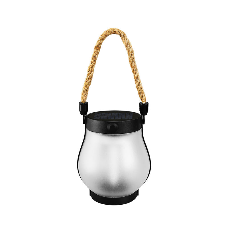 Stornfield | Solar Outdoor Hemp Rope Flame Lamp