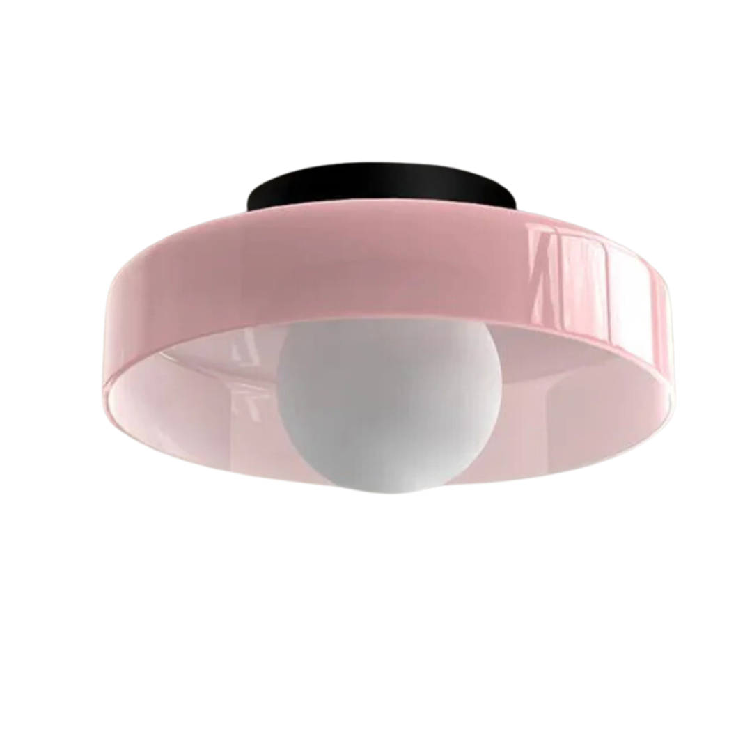Round Ceiling Lamp with Stylish Functionality - LumiSphere | Stornfield