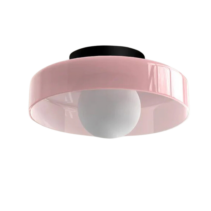 Round Ceiling Lamp with Stylish Functionality - LumiSphere | Stornfield