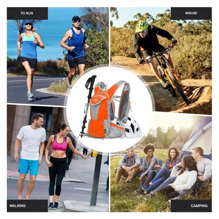 HydroTrail Backpack with Built-in Water Bag – Lightweight & Waterproof | Stornfield