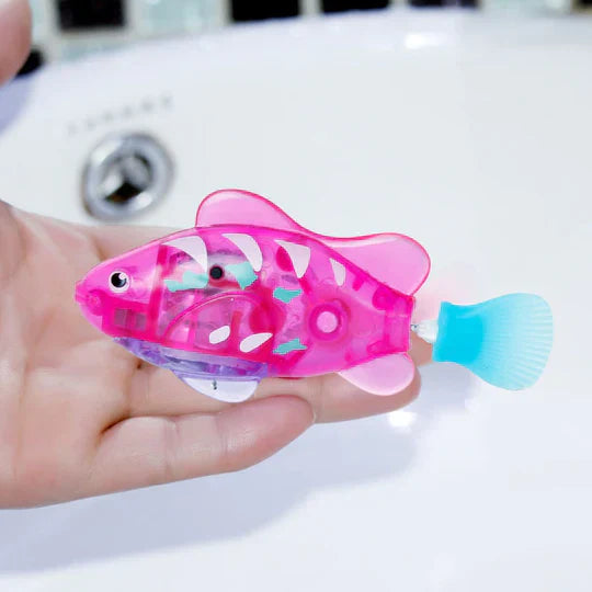 Electronic swimming fish with LED light Stornfield