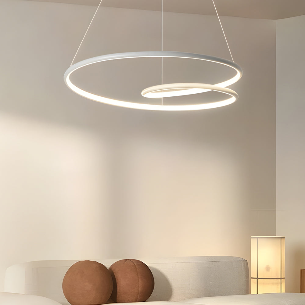 Modern LED Dimmable Pendant Light - Height Adjustable Ceiling Light for Dining Room & Living Room | Stornfield