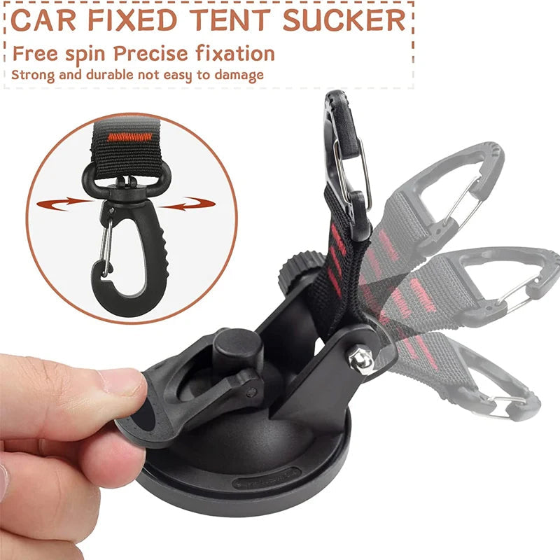 Heavy-duty vacuum suction cup with hook | Stornfield