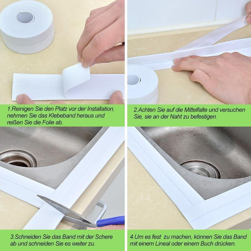 Waterproof repair tape for bathtub/bathroom/kitchen | Stornfield