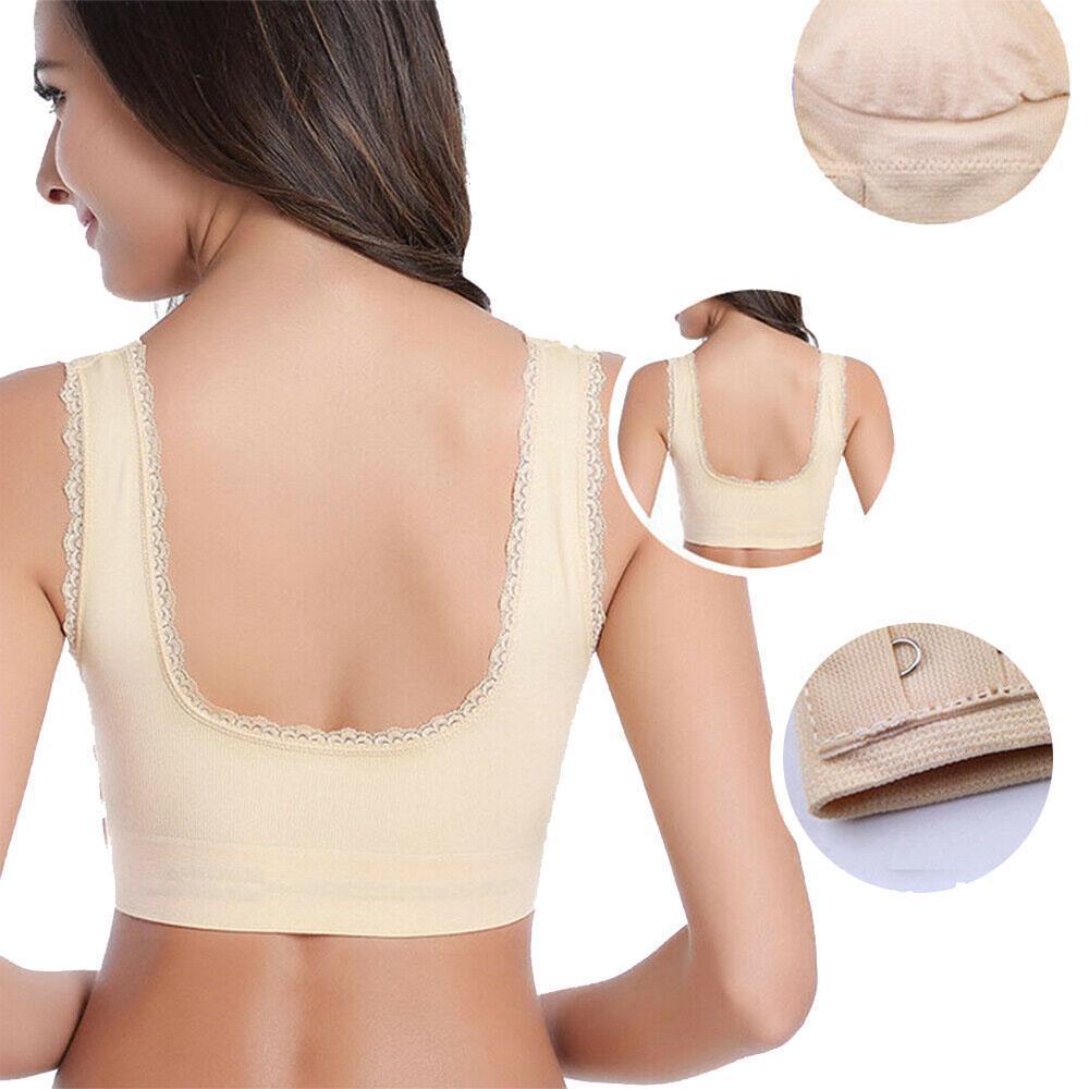Stornfield | Front Cross-Side Buckle Lace Bra