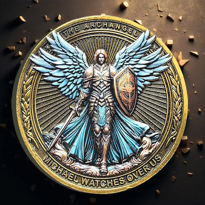 Stornfield | Archangel Michael Watches Over Us Challenge Coin