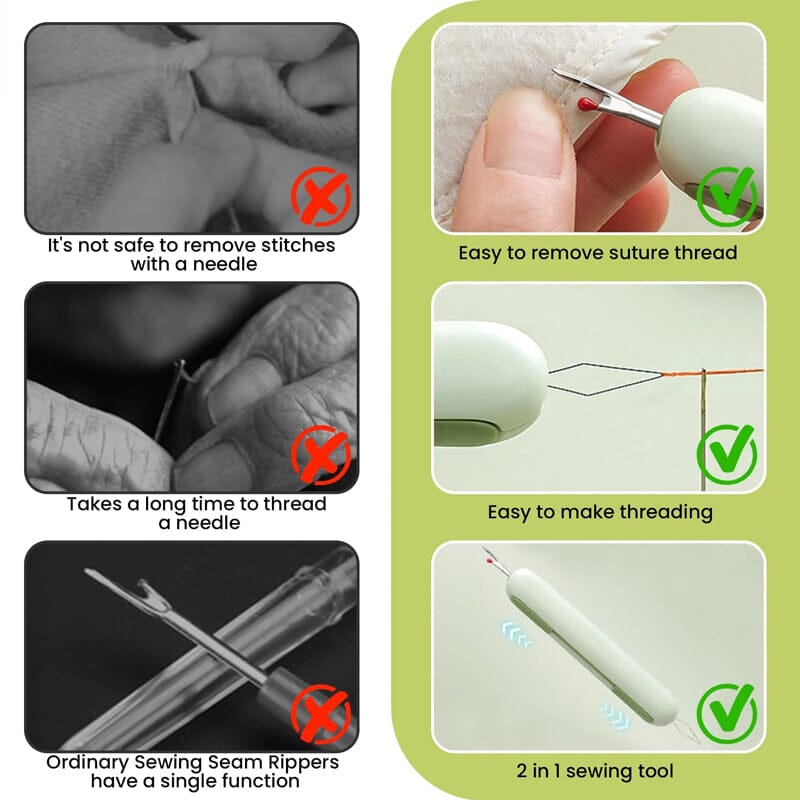 2-in-1 Needle Threader Seam Ripper | Stornfield