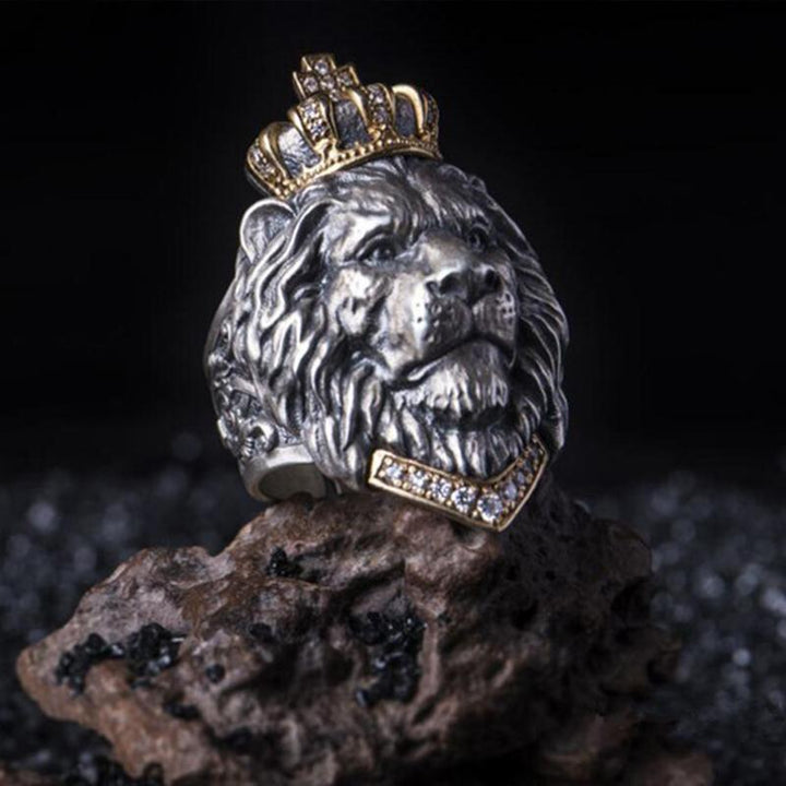 Retro Nordic Lion Shaped Ring | Stornfield