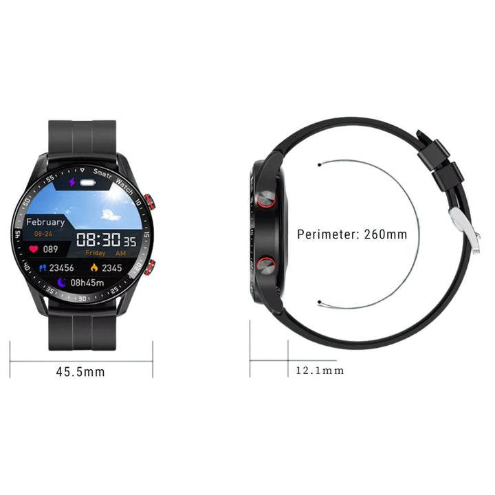 FitTrack | Non-Invasive Smart Fitness Watch - Activity Tracking - Heart Rate - Sleep - Training - GPS Notifications - Water-Resistant Stornfield
