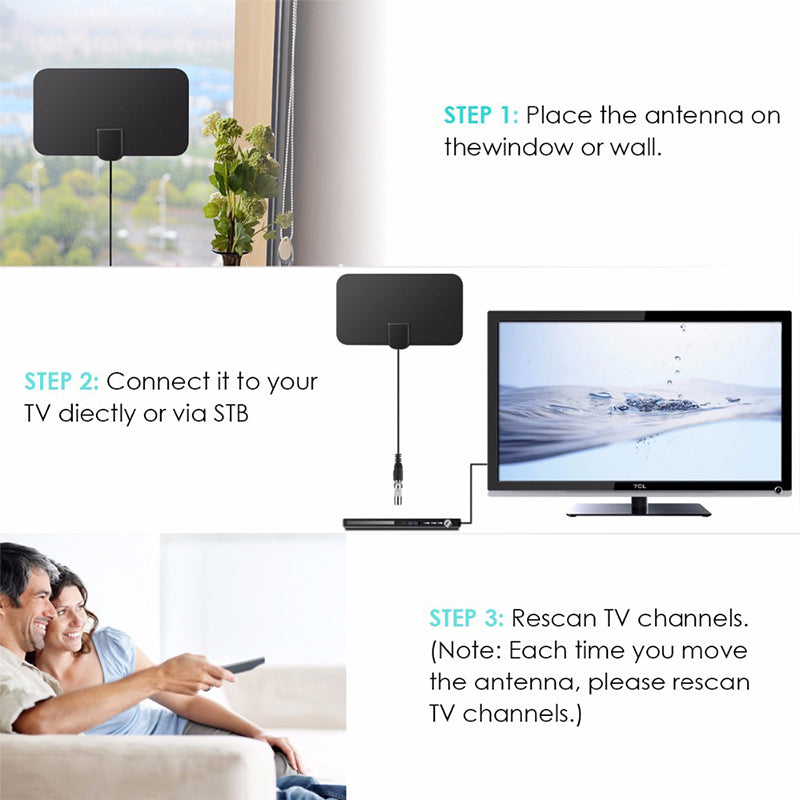 2023 upgrade DIGITAL HDTV ANTENNA 4K | Stornfield