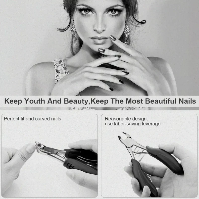 Stornfield | Toenail Clipper for Seniors, Sharp, Ergonomic & Ideal for Thick Nails