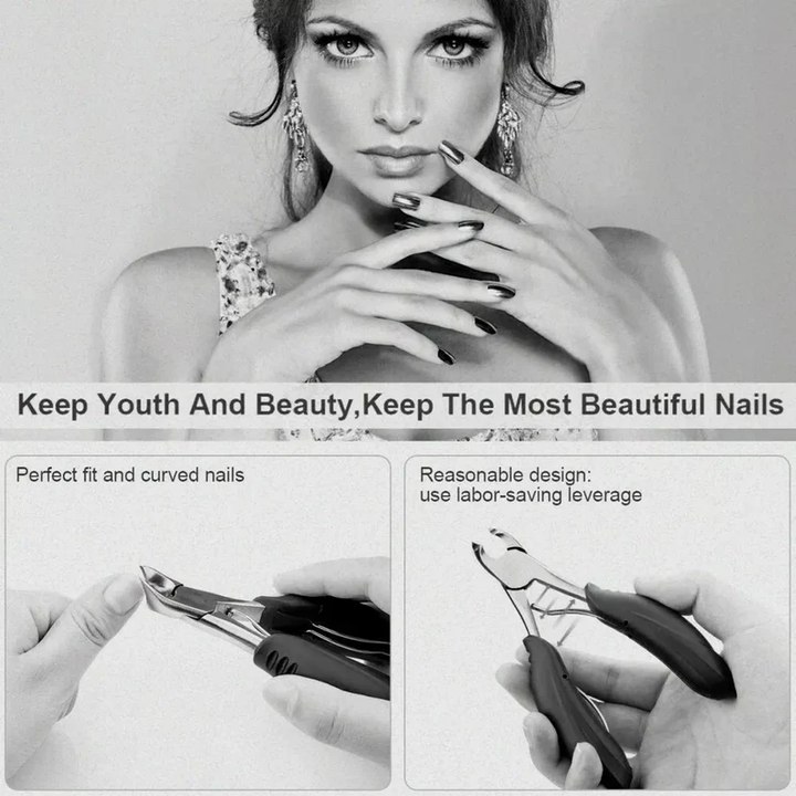 Stornfield | Toenail Clipper for Seniors, Sharp, Ergonomic & Ideal for Thick Nails