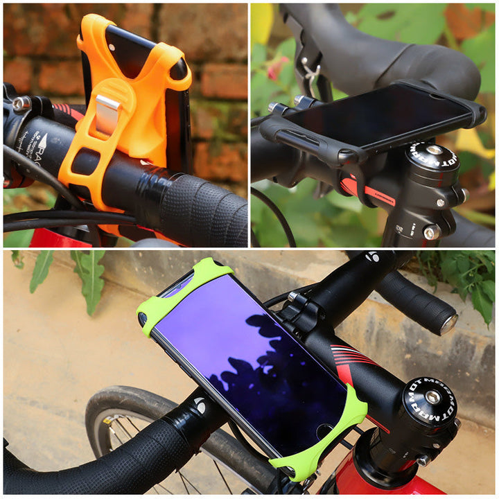 Universal Silicone Bicycle Phone Mount, Anti-Slip, Adjustable | Stornfield