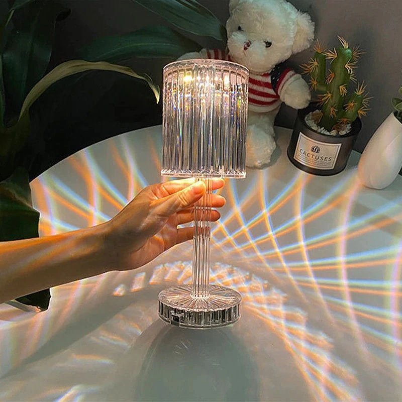 Stornfield | Lampe Crystal Gatsby à Contrôle Tactile