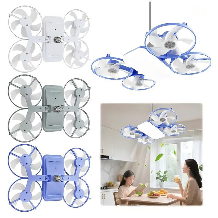 Modern Four Blade Ceiling Fan Light | Stornfield