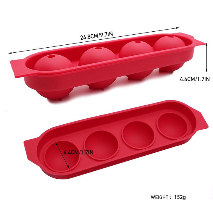 4-Ball Silicone Ice Ball Mold | Stornfield