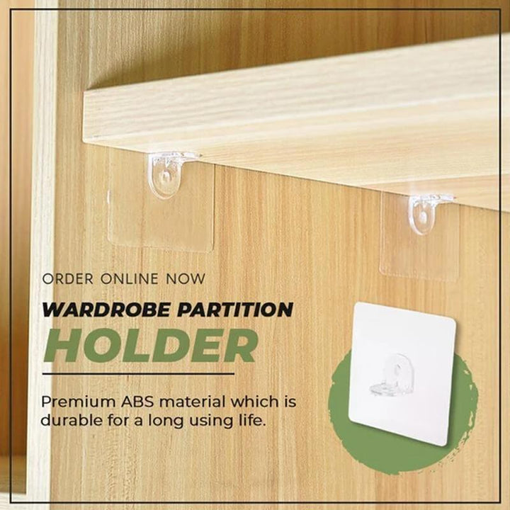Wardrobe partition holder | Stornfield