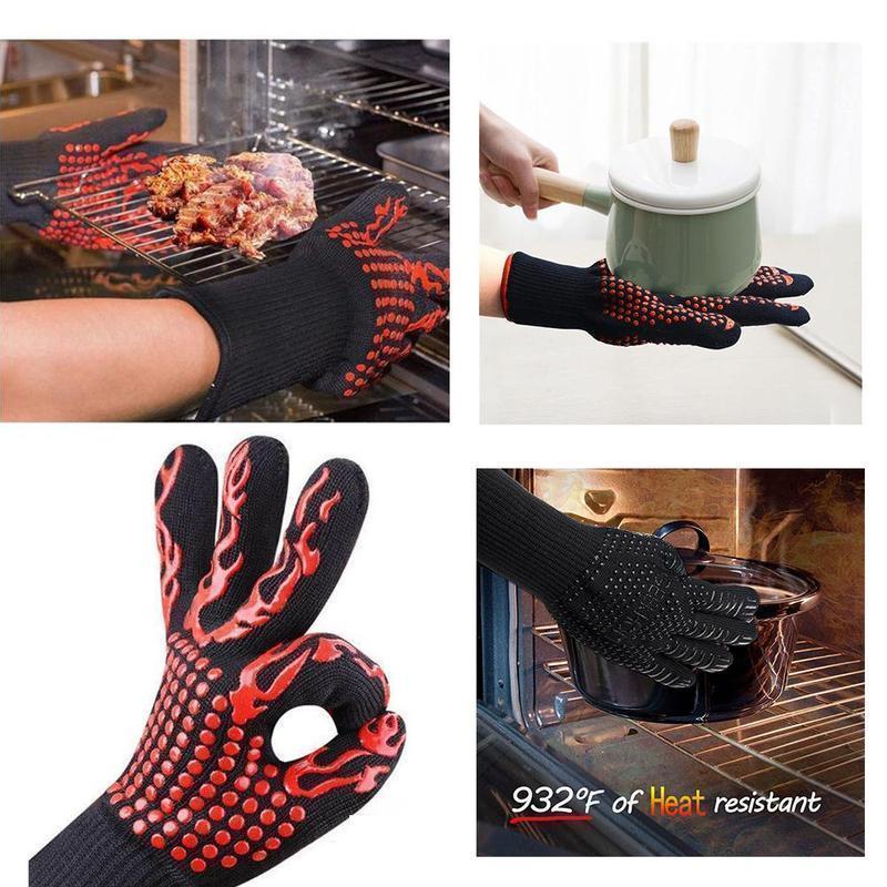 Bequee professional grill gloves heat-resistant gloves - 1 pair | Stornfield
