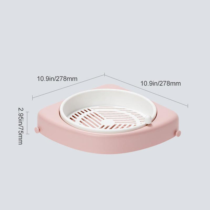 Corner Rotating Shelf Bathroom | Stornfield