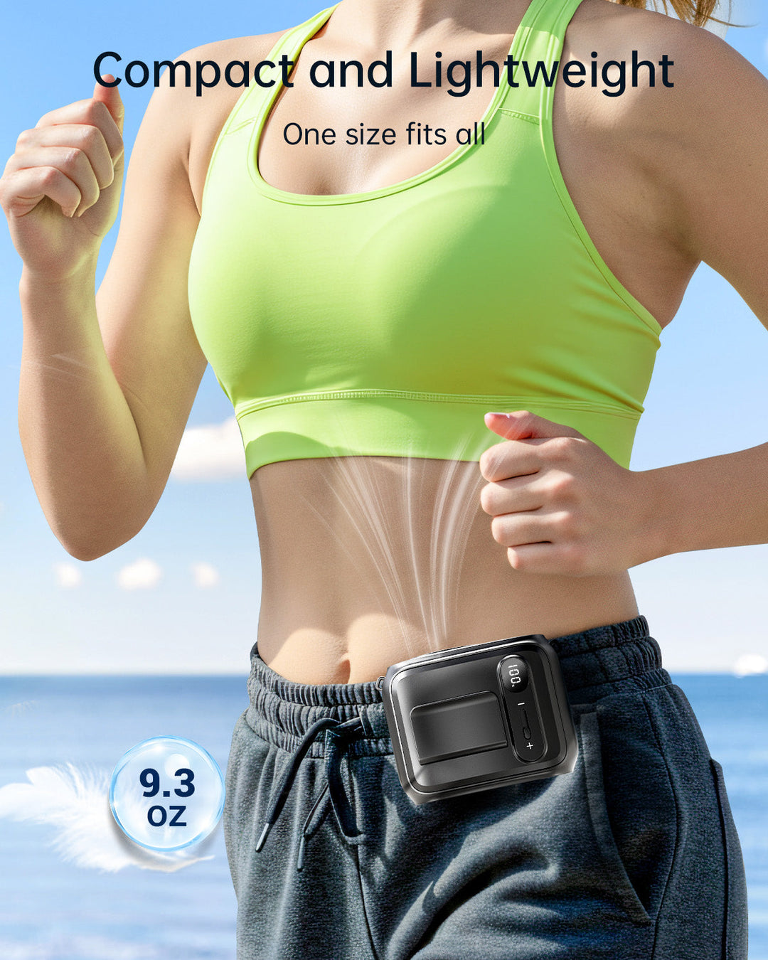 Waist Fan Hands-Free Personal Neck Fan for Outdoor Camping | Stornfield