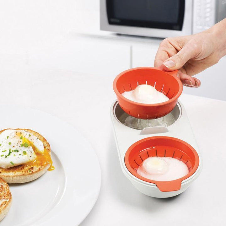 Microwave Egg Poacher Food Grade, 2-Cup Portable Egg Cooker | Stornfield