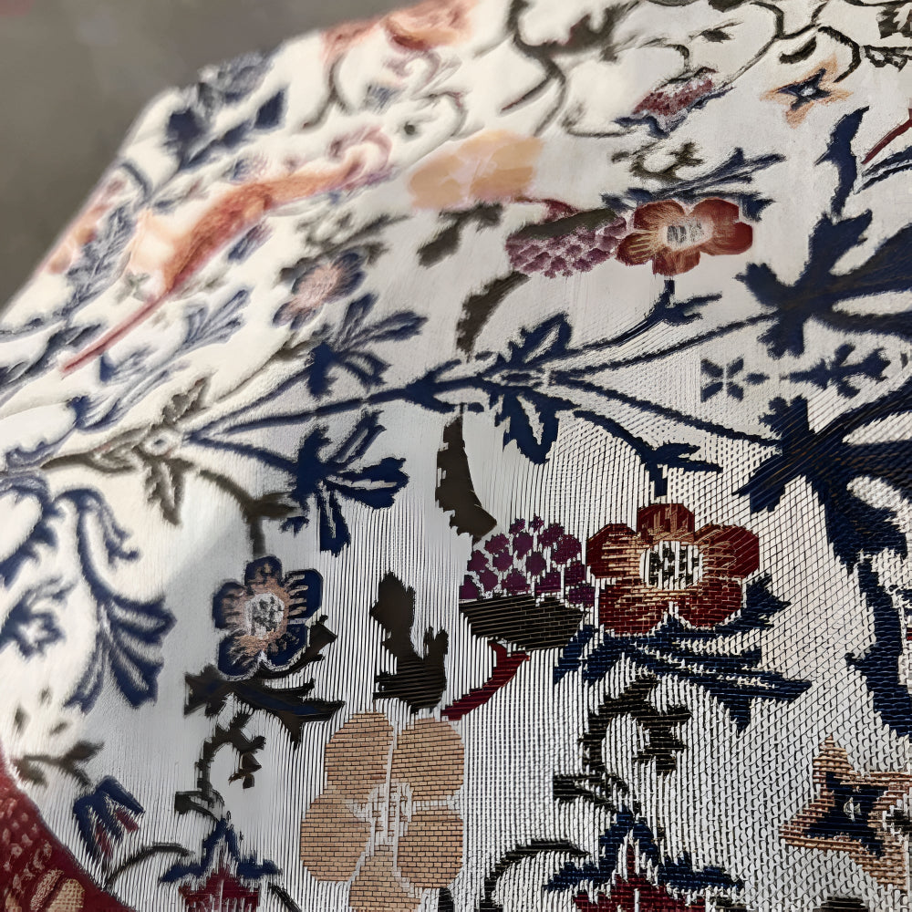Stornfield | Vintage Floral & Bird Jacquard Table Runner