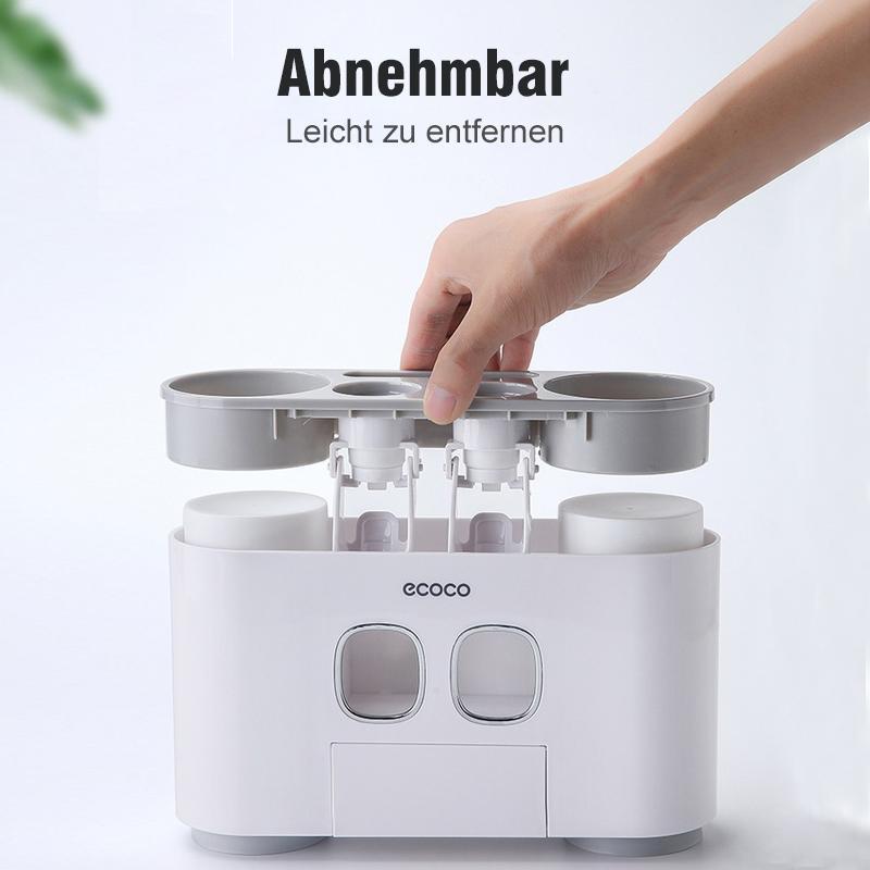 Automatic toothbrush holder and toothpaste dispenser set | Stornfield