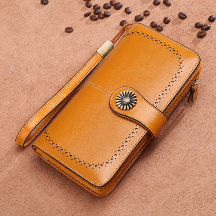 Retro long wallet with large capacity | Stornfield