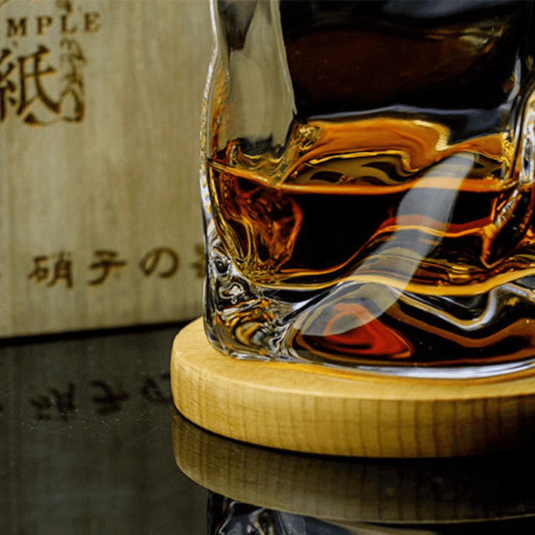 Japaneese Edo Kiriko Crumple Body Whisky Glass | Stornfield