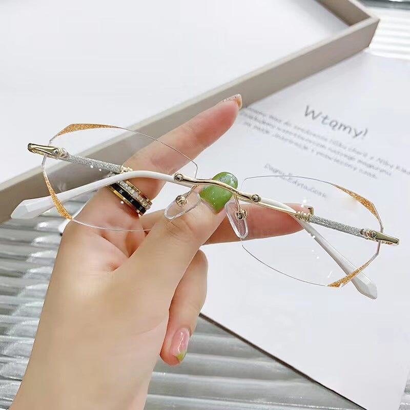 Stornfield | Fashionable Rimless Blue Light Blocking Reading Glasses