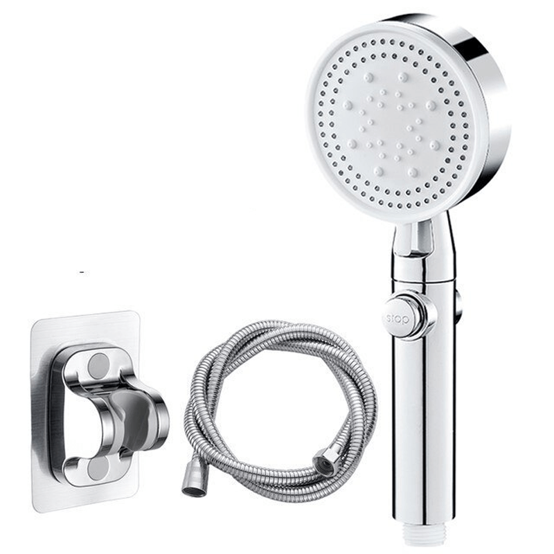 FlowControl Showerhead with 5 settings and push button | Stornfield