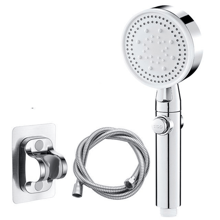 FlowControl Showerhead with 5 settings and push button | Stornfield