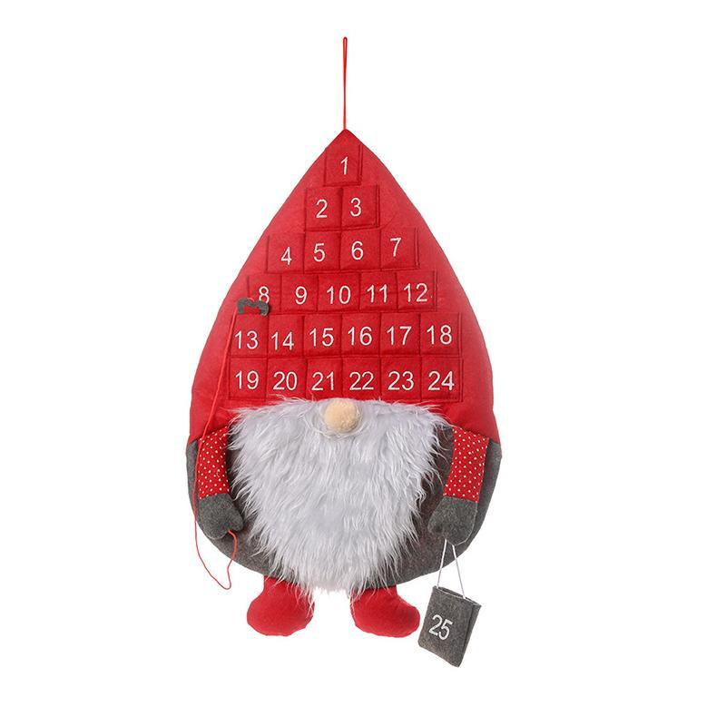 Countdown To Christmas Santa Pendant Advent Calendar | Stornfield