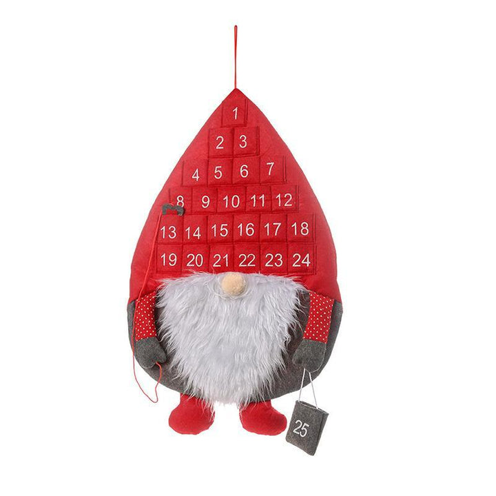 Countdown To Christmas Santa Pendant Advent Calendar | Stornfield