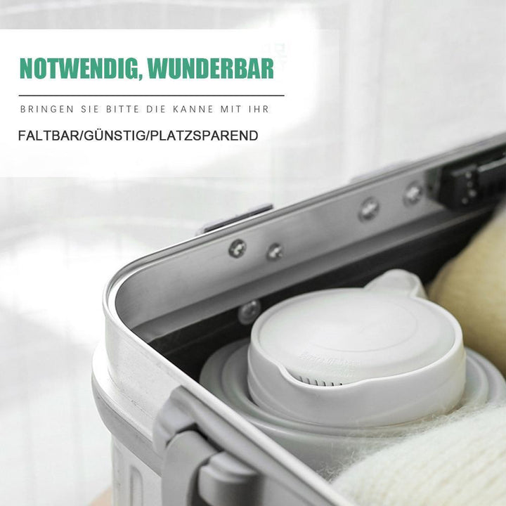 Portable travel silicone gel bottle with universal plug | Stornfield