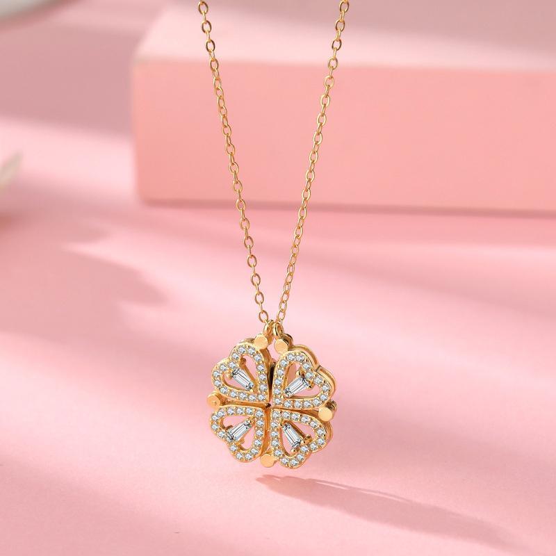 Hollow Four-Leaf Clover Necklace | Stornfield