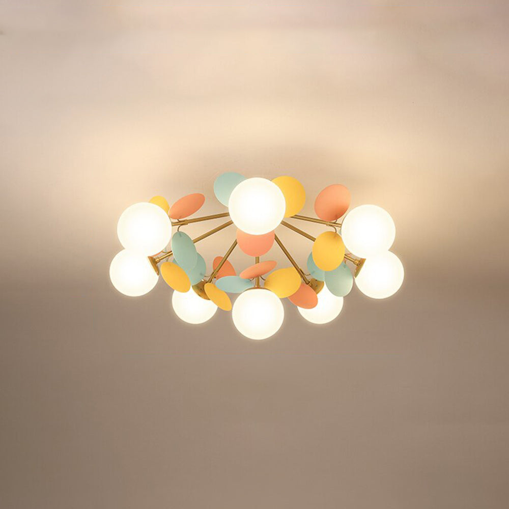 Stornfield | Floral Chandelier Living Room
