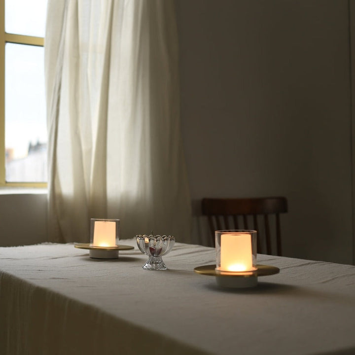 Glass Candle Table Lamp | Stornfield