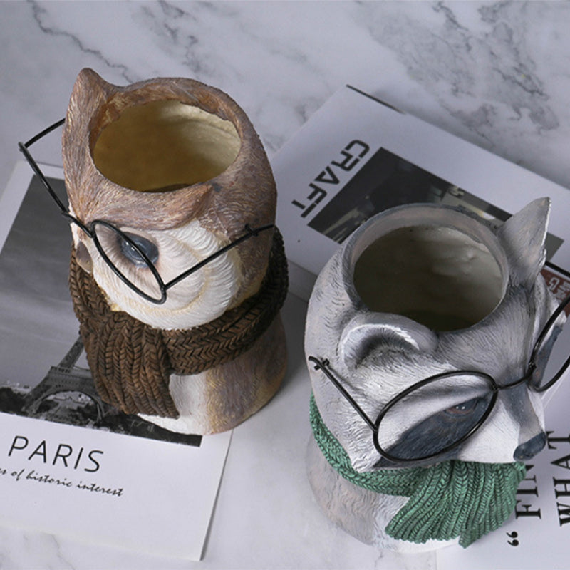 Resin Animal Flower Pot | Stornfield